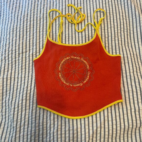 Urban Orange Summer Tank - Picture 1 of 4